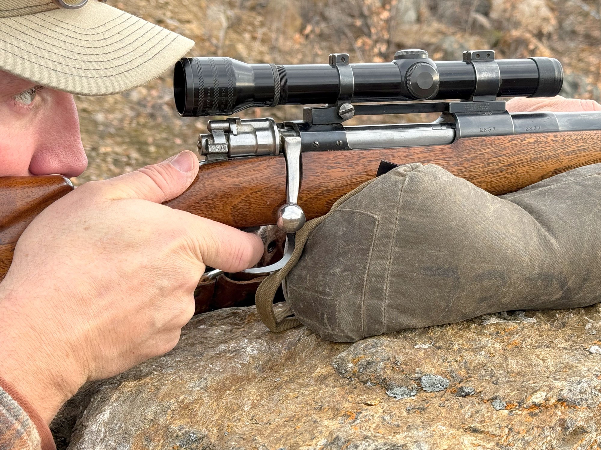 Modern grip on a classic hunting rifle