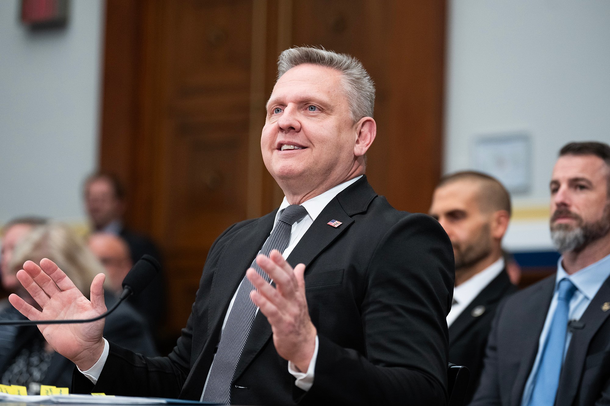 ATF director Robert Cekada testifies in 2026.