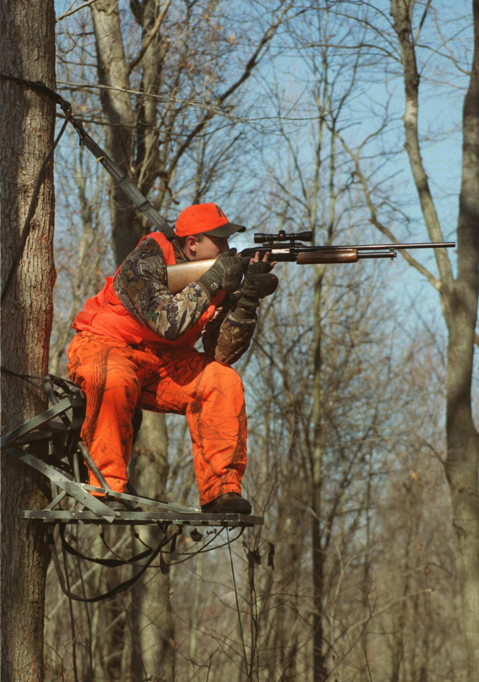 Staying warm and dry is the key to comfort while sitting on a deer stand.