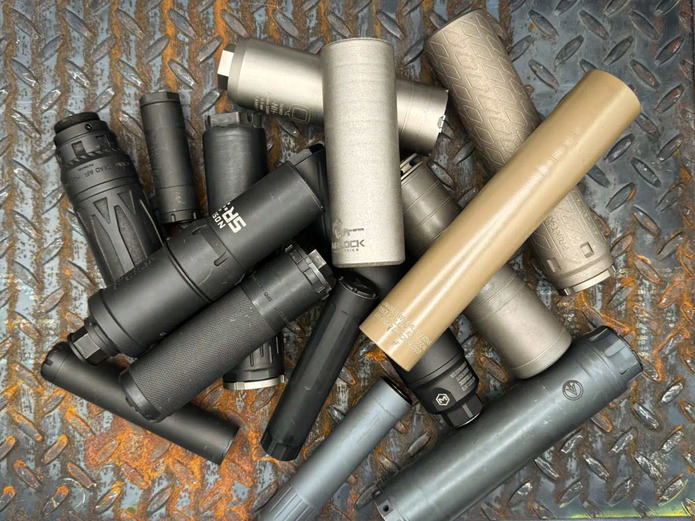 Pile of suppressors