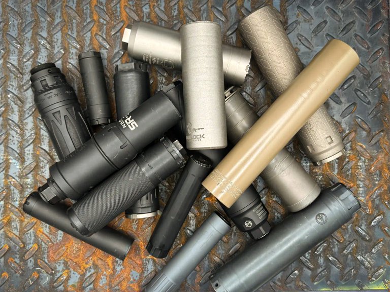 Pile of suppressors
