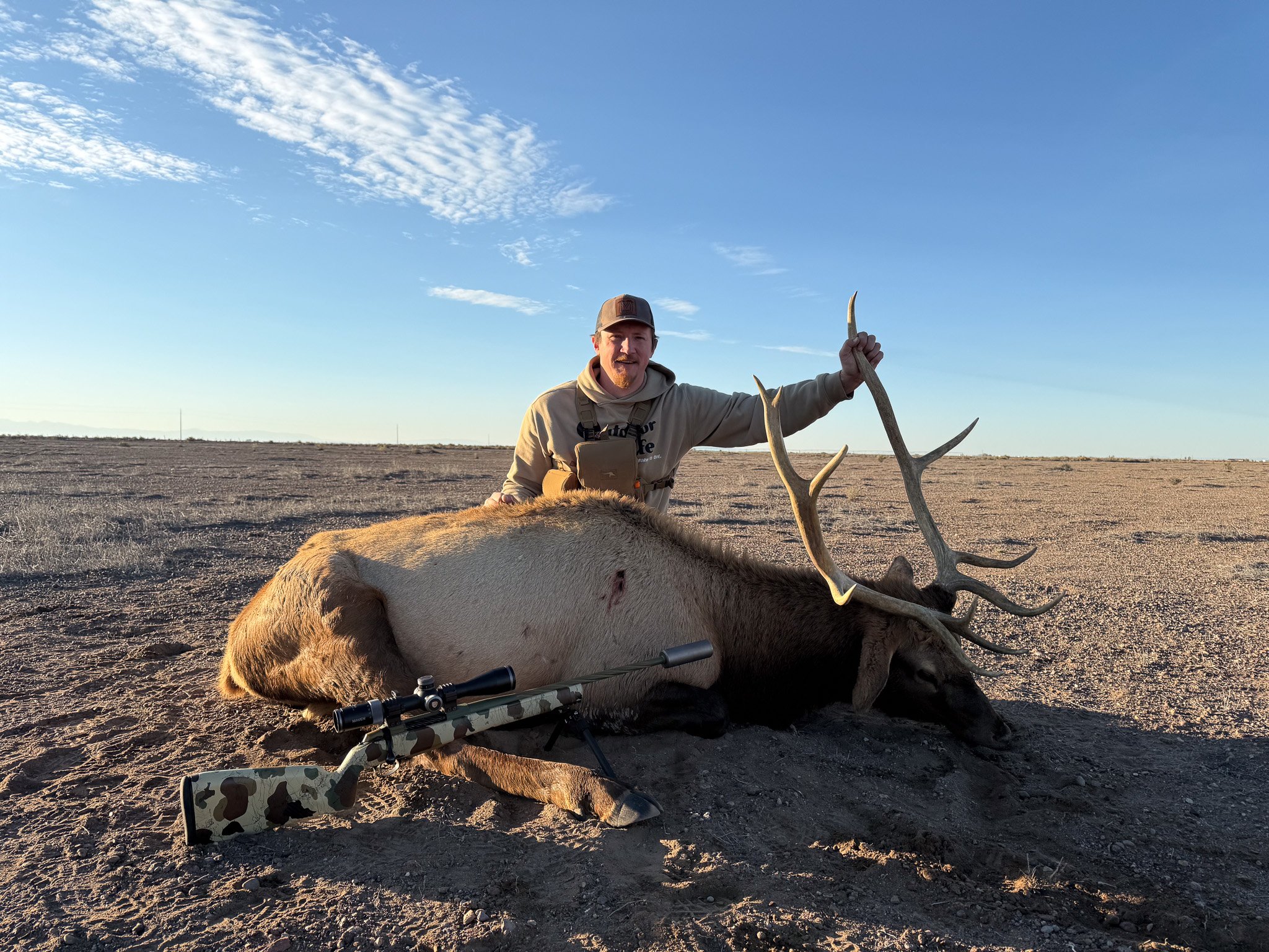 A bull elk Tyler Freel.